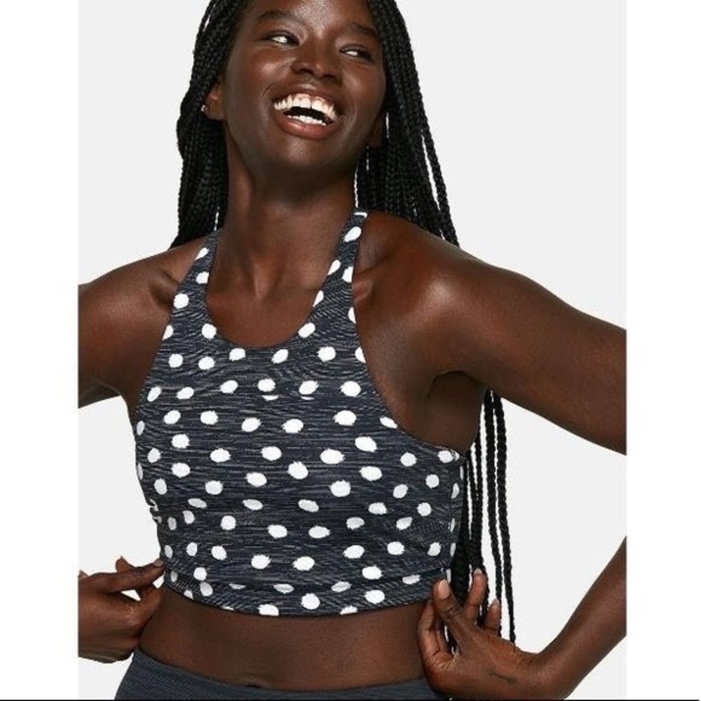 Outdoor voices SOLD OUT techsweat polka dot crop